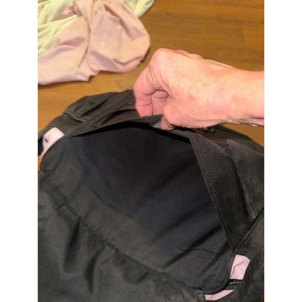 Mary Kay Messenger Bag Black Pink Canvas Consultant Crossbody Laptop Travel Bag